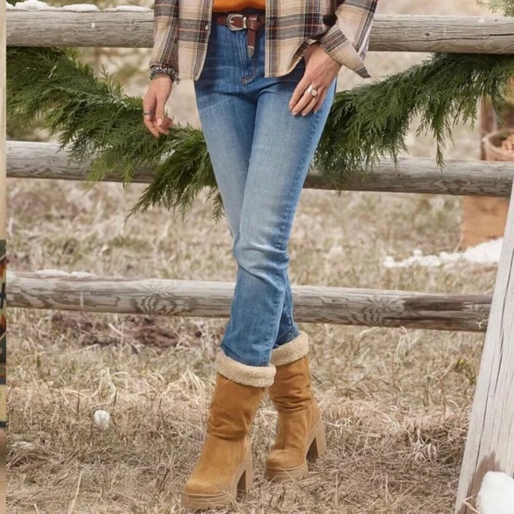 Sundance Cambrie Shearling Boots EU7 NwoT - Picture 3 of 7
